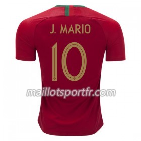 Maillot de Foot Portugal J.Mario 10 Domicile Coupe du monde 2018